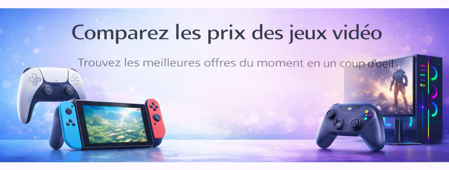 Comparez les prix des jeux vidéo