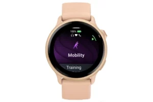 Montre connectée Garmin Vívoactive® 6 42 mm Rose pêche avec bracelet Rose