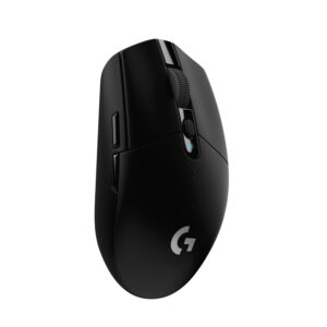 Logitech G 305 Wireless Gaming Mouse, HERO Gaming Sensor, 12000 DPI, Ultra-Light, 6 Programmable Buttons, Long-Life Battery, Built-in Memory, Compatible with PC/Mac - Black