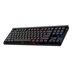 Logitech G G515 Lightspeed TKL Profile Wireless Gaming Keyboard, LIGHTSYNC RGB, Ultra-Flat Profile without Numeric Keypad, PBT Keys, Touch Mechanical Contacts, French AZERTY...
