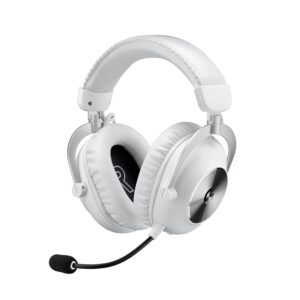 Logitech G PRO X 2 LIGHTSPEED Headset, Detachable Headset, Graphene Speaker 50mm, DTS:X, 2.0-7.1 Surround, Bluetooth/USB/3.5mm Aux, PC, PS5, PS4, Nintendo Switch - White