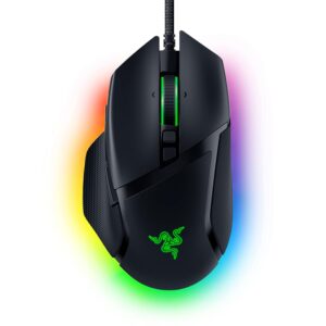 Razer Basilisk V3 Wired Gaming Mouse (10+1 Programmable Buttons, HyperScroll Tilt Wheel, Optical Mouse Switch, Focus+ Optical Sensor+ 26K DPI) Black