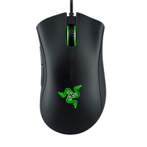 Razer DeathAdder Essential (2021) - Wired Gaming Mouse with 6400 DPI Optical Sensor (Ergonomic Design, 5 Programmable Buttons, Up to 10M of Clics) Black