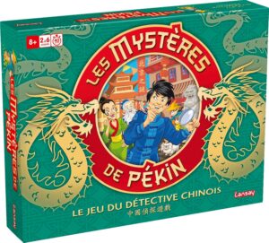 Lansay - LES MYSTERES DE PEKIN - Survey board game for children from 8 years old - Original edition - Collect clues - To be played with family or friends - 2 to 6 players - 40...