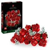 LEGO Botanicals The Bouquet of Roses - Artificial Flowers - Adult Building Set - Gift for Woman or Man Plant Enthusiast - Christmas Decoration Accessories 10328