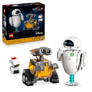 LEGO | Disney and Pixar Wall-E and Eve - Adult Building Set - Exhibit Model - Brick Robots with M-O & Hal Figurines - DIY Home Decoration - Collector's Gift for Fans 43279