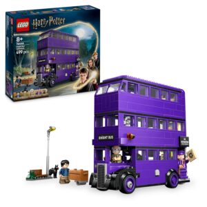 LEGO Harry Potter Magicobus Adventure Toy for Wizards with 5 Collector's Minifigures & Accessories Including Magic Wands - Prisoner of Azkaban Gift for Girl or Boy 8 Years 76446