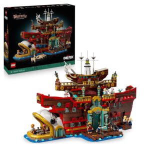 LEGO ONE PIECE Le Restaurant Flottant Baratie - Set de Construction pour Adulte - Maquette avec Intérieur Détaillé - Décoration - 10 Minifigurines dont Luffy, Nami, Sanji -...