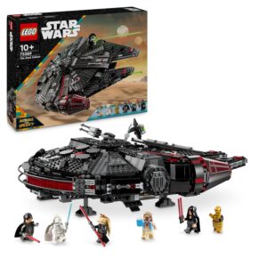 LEGO Star Wars 75389 The Black Falcon - Construction and Decoration Game - Spring Rifles, Cannons & 6 Minifigures Including C-3PO - Gift for Boys from 10 Years and Adult Fans