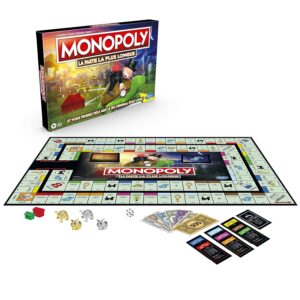 Monopoly The Longest Game - Board Game - French Version