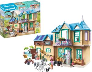 Playmobil 71351 Waterfall Ranch - Horses of Waterfall - with Two Horses and Three Characters - made with More than 80% recycled or bio-based materials on average. From 5 years