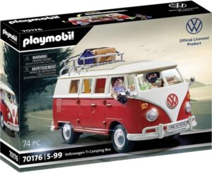 Playmobil Volkswagen 70176 Volkswagen T1 Combi, The Mythical Volkswagen Camper Car, From 5 Years