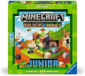 Ravensburger 24615 Minecraft Builders & Biomes Junior – Cooperative Game for Children from 5 Years for 2 to 4 People