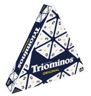Triominos Original - Board Game for Families and Children from 6 Years - New Edition - Strategy and Thinking Game - Triangular Dominoes - A Classic for 50 Years - 2 to 4 Players...