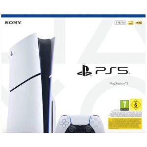 Playstation Sony, 5 Édition Standard, PS5 avec 1 Manette Sans Fil DualSense, Couleur : Blanche