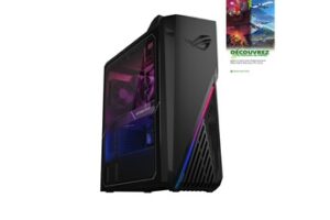 PC Gaming Asus GA15DK-R5800X029T (AMD Ryzen 7, 16 Go RAM, SSD 1 To, GeForce RTX 3070) Noir + 1 mois Xbox Game Pass