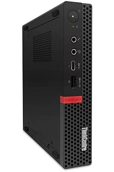 PC Lenovo ThinkCentre M720 Tiny 10T700AKFR (Intel Core i5, 8 Go, 512 Go SSD) Noir